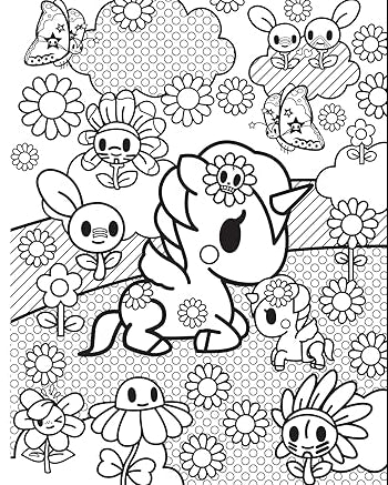 Tokidoki  Adult Coloring Book