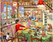 White Mountain Christmas at Grandma's Puzzle (1000 Piece)