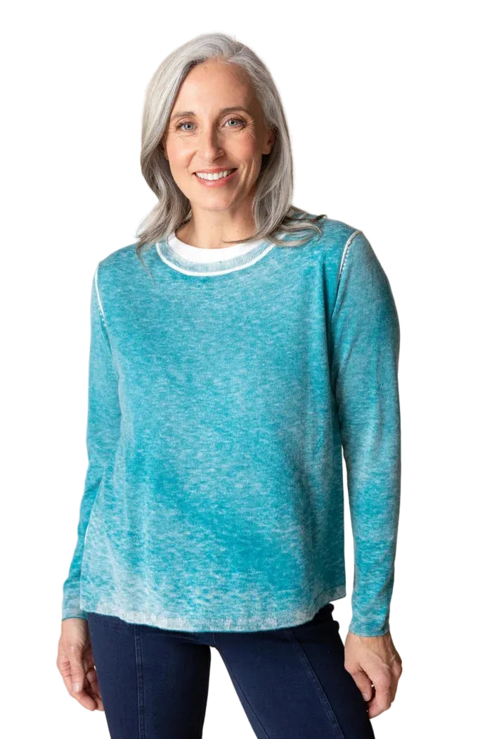 Habitat Layered Looks Sweater (84279) (Teal)