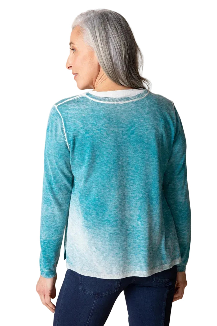 Habitat Layered Looks Sweater (84279) (Teal)