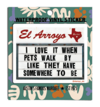 Sticker - When Pets Walk By