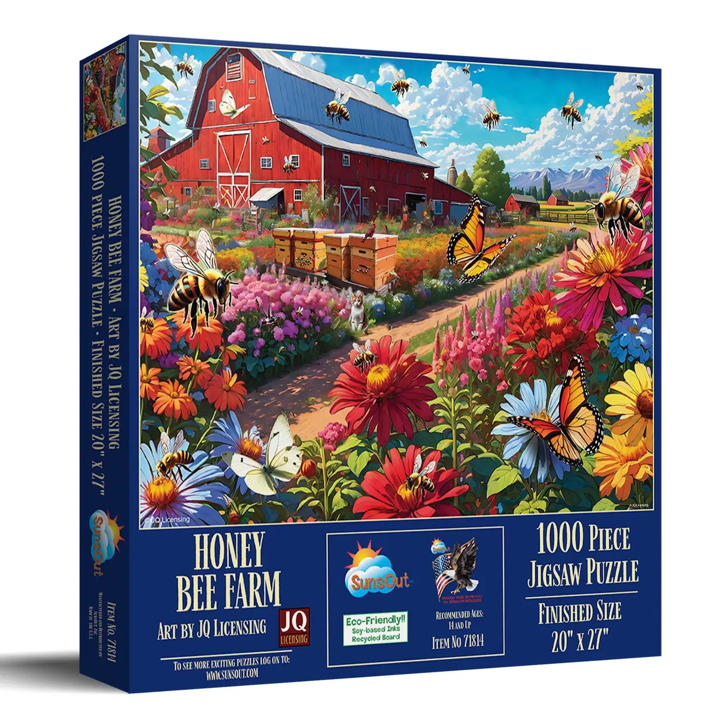 Honey Bee Farm  1000 Piece Jigsaw Puzzle (71814)