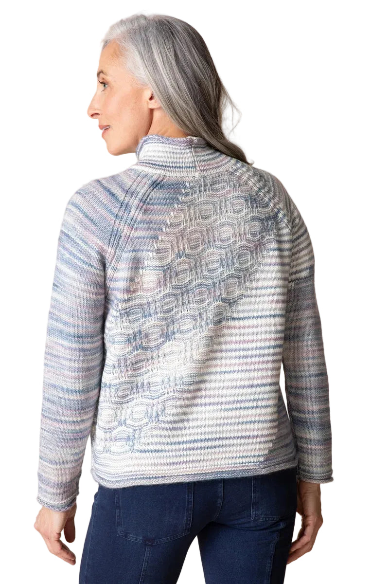 Habitat Highland Hues Mixed Stitch Pullover (88829) (Harbor)