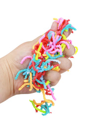 Squeeze Magic Wiggly Noodles Fidget Sensory Squishy Bag