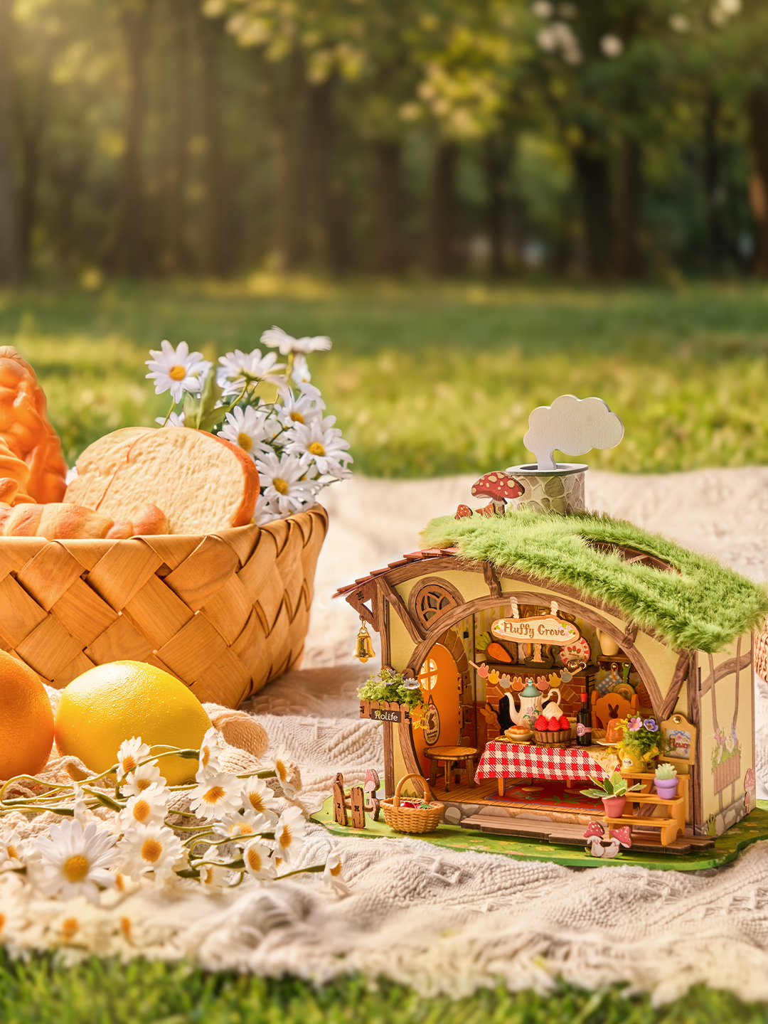 Rolife Fluffy Grove DIY Miniature House