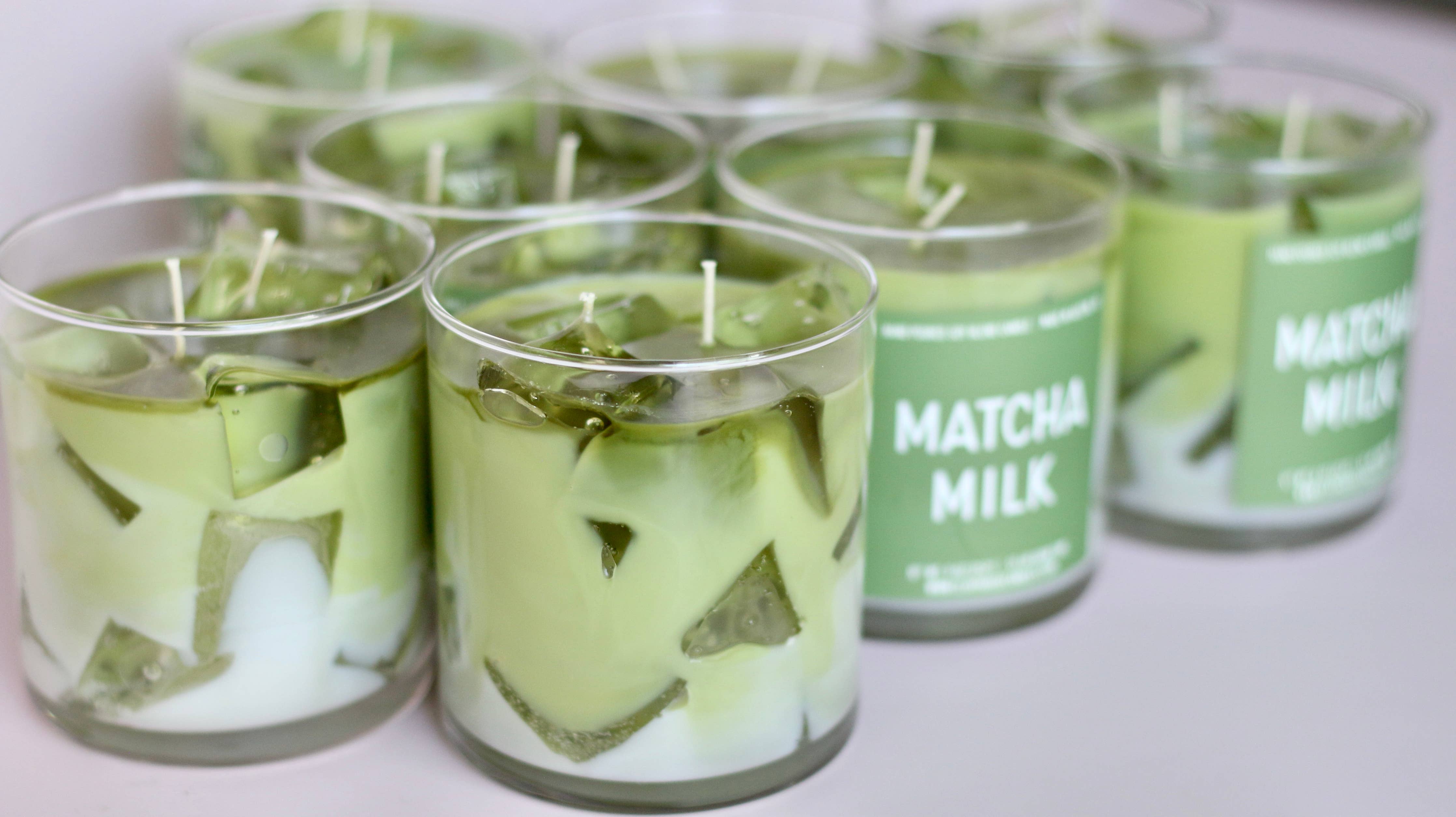 Clayhouse Candles Matcha Milk Container Candle