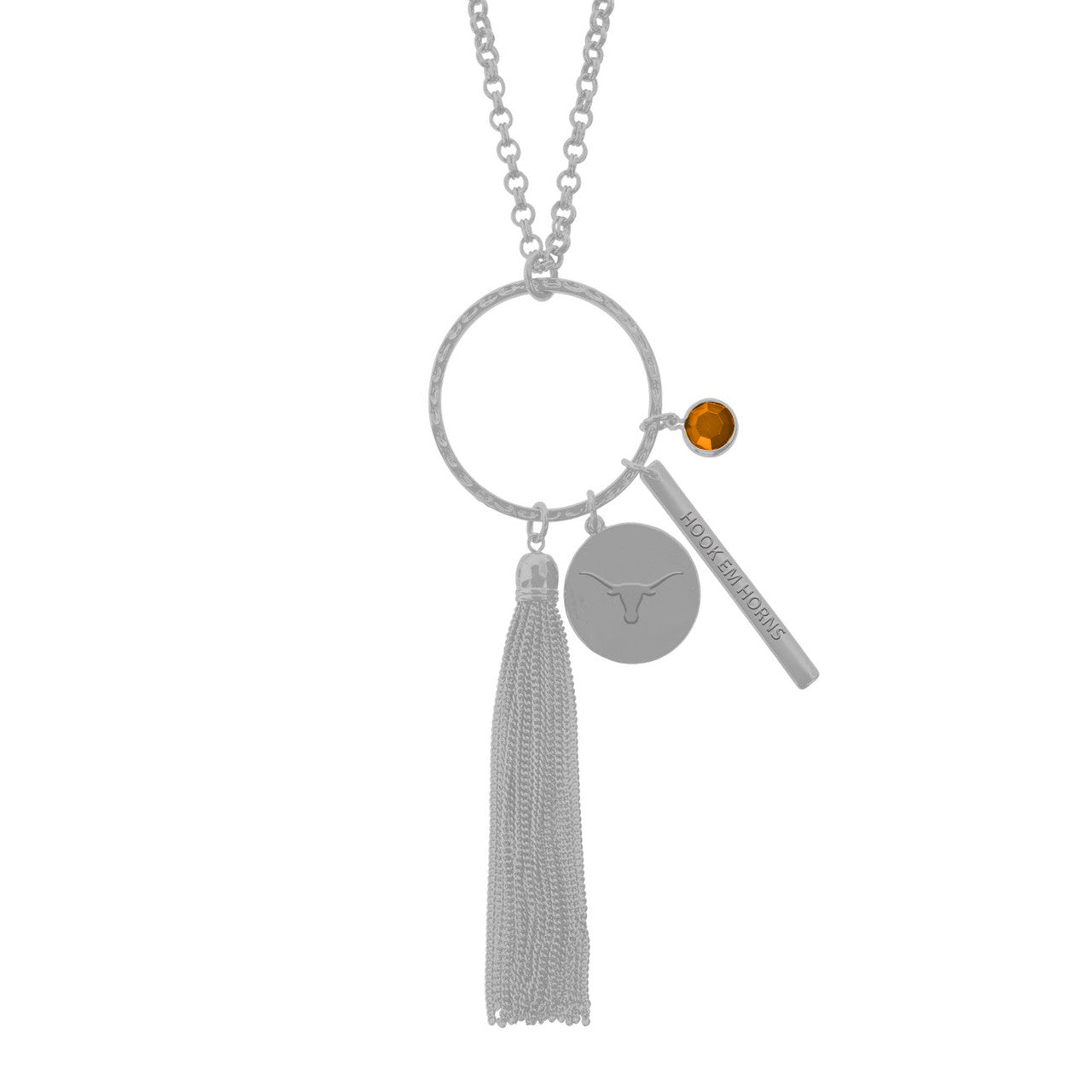 Texas Longhorn Gabby Necklace (90TX178)
