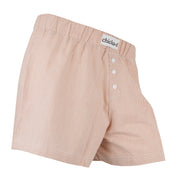 Texas Longhorn Chicka-D Seersucker Stripe  PJ Boxer Shorts (533-02-000)(Burnt Orange)