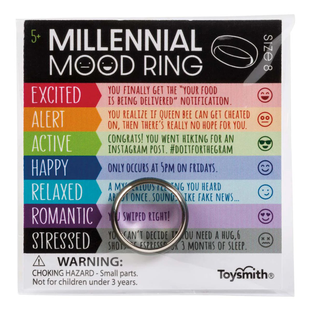 Toysmith Millennial Mood Rings (9248)