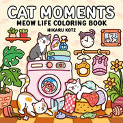 Cat Moments Meow Life Adult  Coloring Book