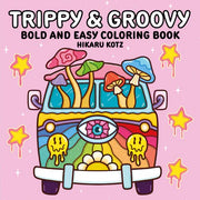 Trippy & Groovy  Adult  Coloring Book