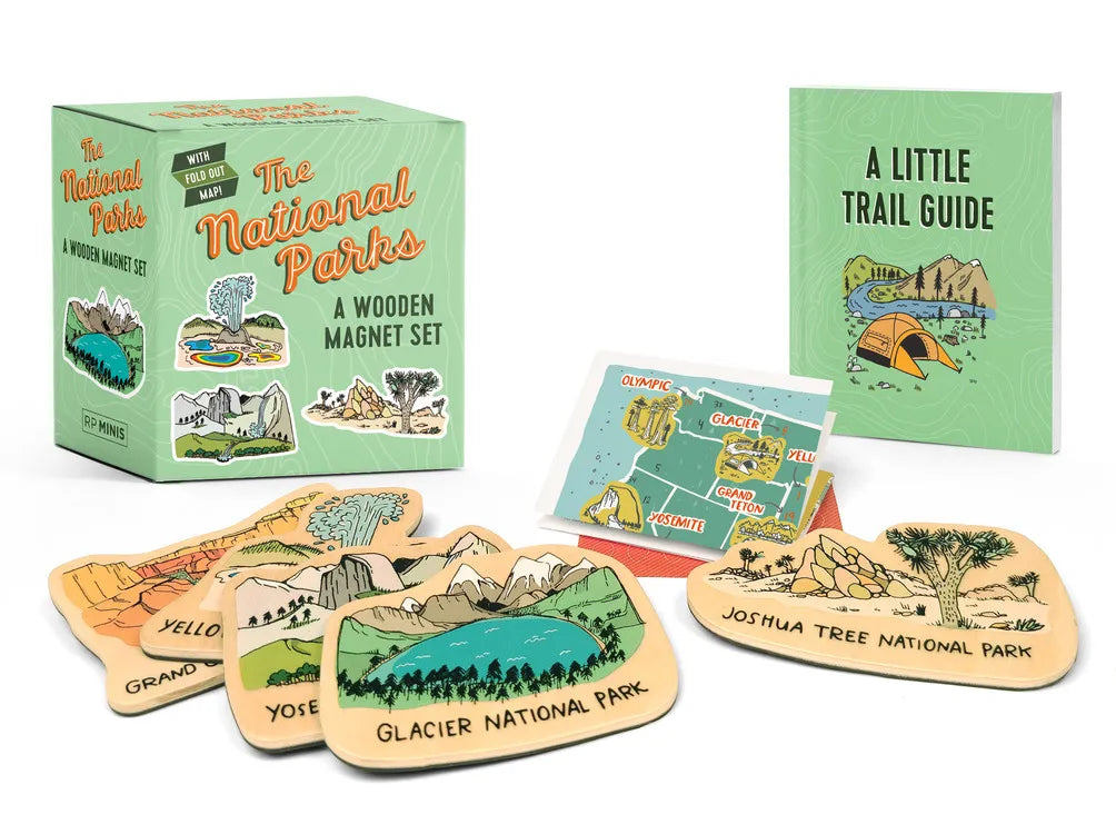 Hachette The National Parks: A Wooden Magnet Set