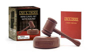 Hachette Law & Order: Mini Gavel Set with Sound Collectible