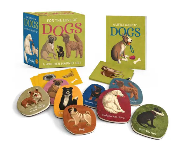 Hachette For the Love of Dogs Magnet Set Collectible