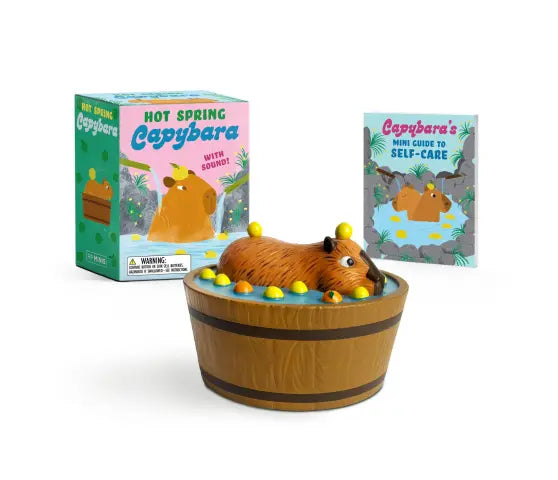 Hachette Hot Spring Capybara with Sound Collectible