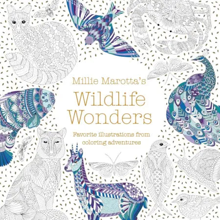 Hachette MIllie Marotta's Wildlife Wonders Coloring Book Adventures