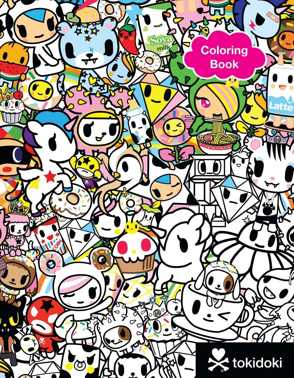 Tokidoki  Adult Coloring Book