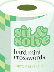 Hachette Sit & Solve Hard Mini Crossword Puzzles Book