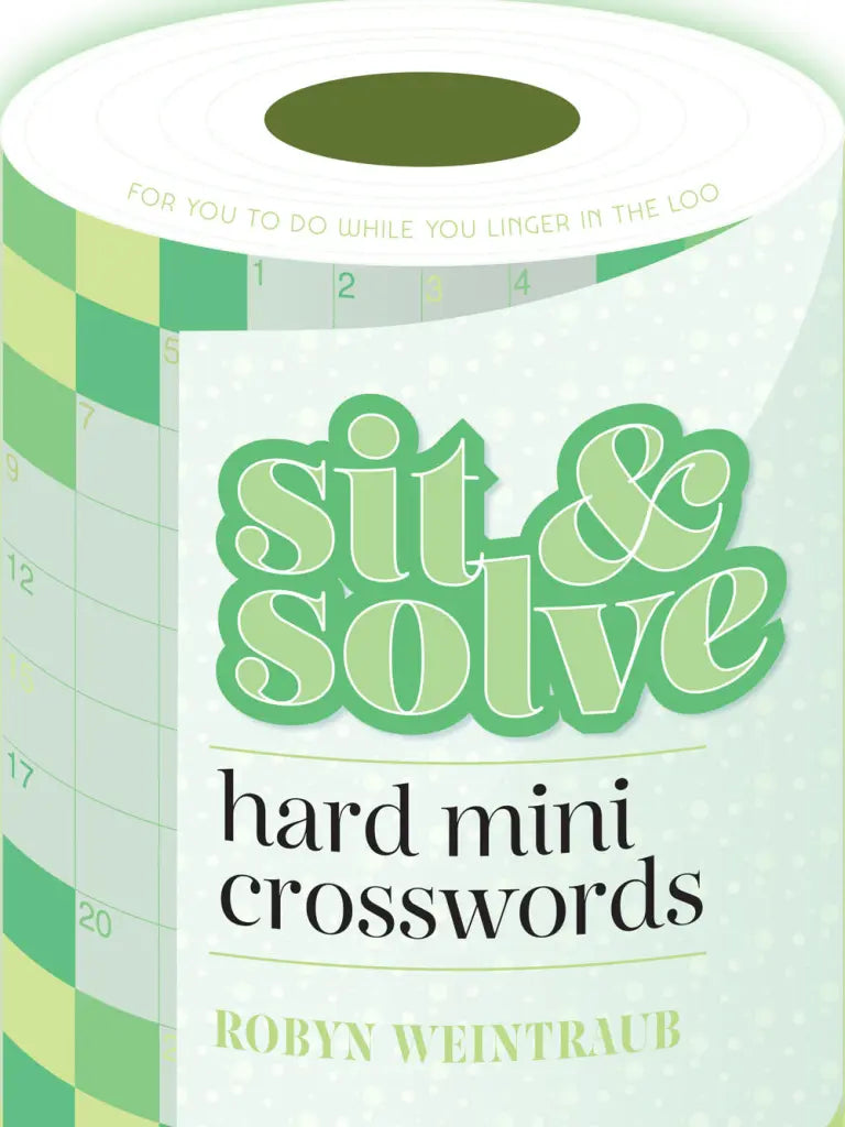 Hachette Sit & Solve Hard Mini Crossword Puzzles Book