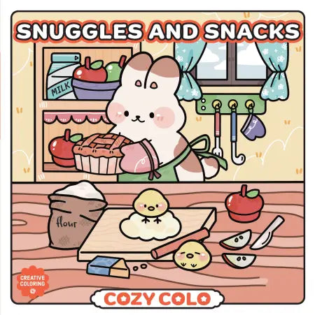 Hachette Snuggles & Snacks Cozy Colo Coloring Book
