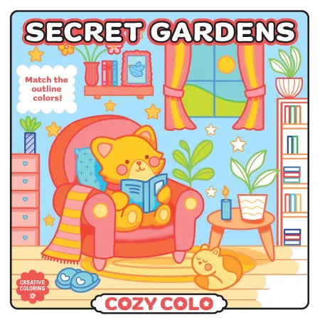 Hachette Secret Garden Cozy Colo Coloring Book