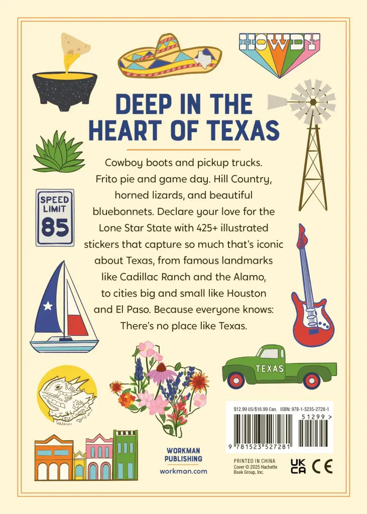 Deep In the Heart Of Texas Sticker Book