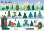 Usborne Sparkly Christmas Trees Sticker Book
