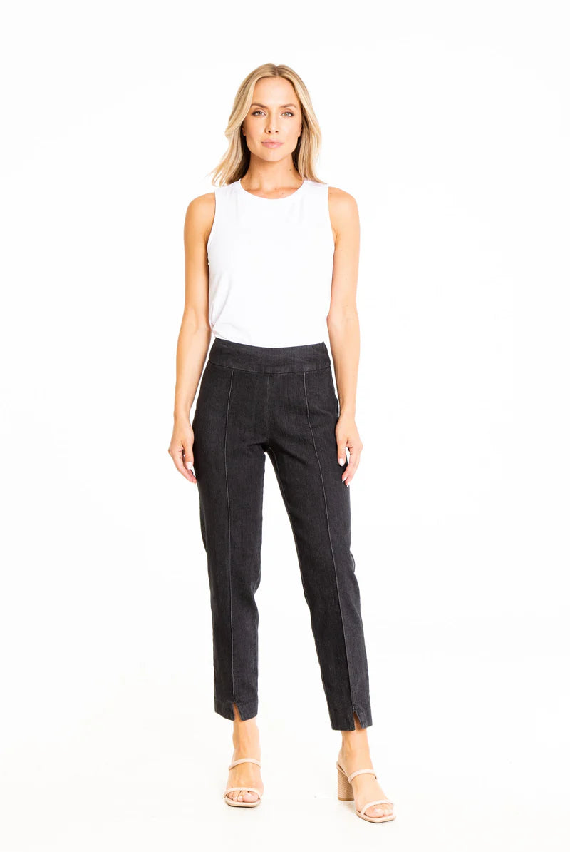 Thin Her Pull-On Stretch Denim Ankle Pant (9827P)( 3 colors )