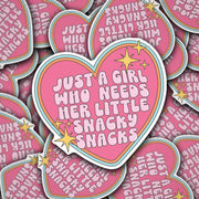 Snacky Snacks Vinyl Sticker
