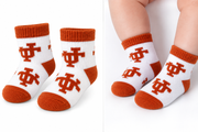 Texas Longhorn Allover UT Logos Infant Socks ( XCTG1-infant)