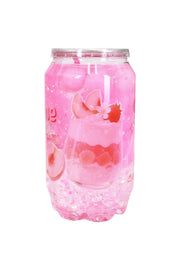 Sparkling Peach Fruit Soda Can Glitter Slime
