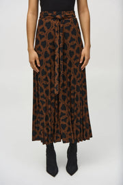 Joseph Ribkoff Print Culotte Pant( 244049)( Chestnut Chain)(size L)