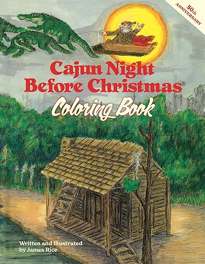 Cajun Night Before Christmas® Coloring Book Paperback