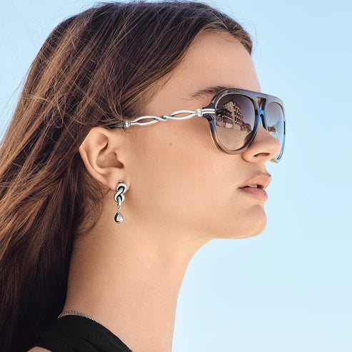 Brighton Interlok Twist Aviator Sunglasses (A13430)