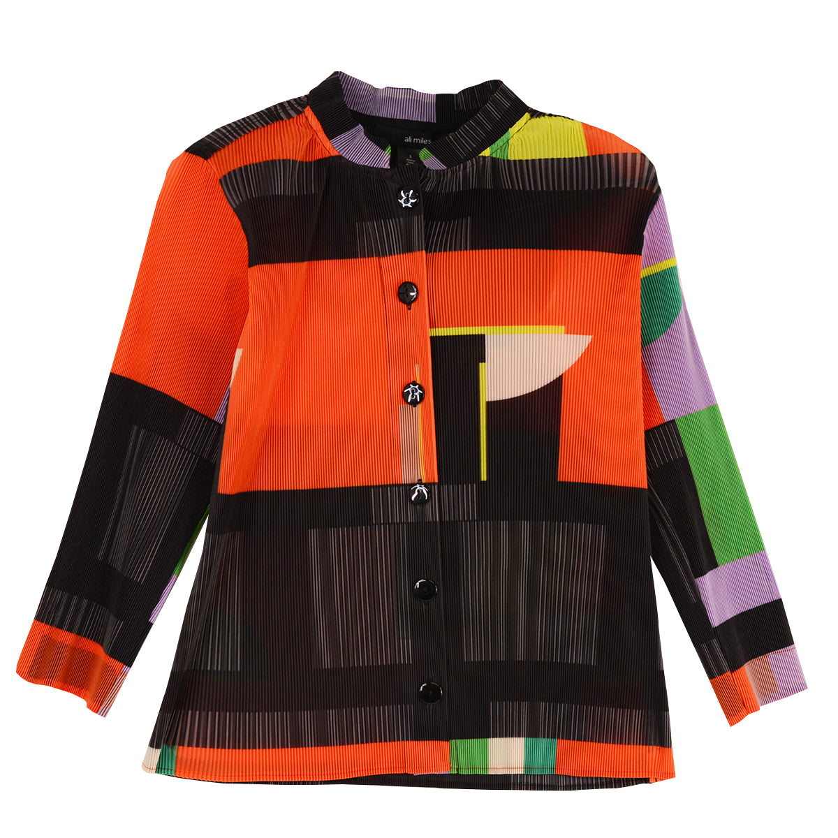 Ali Miles Textured Modern Block Shirt