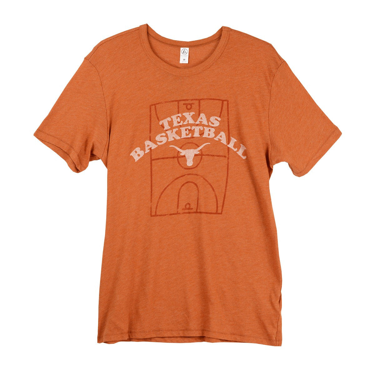 Texas Longhorn Arch TEXAS Basketball Tee (A5050A475-645)