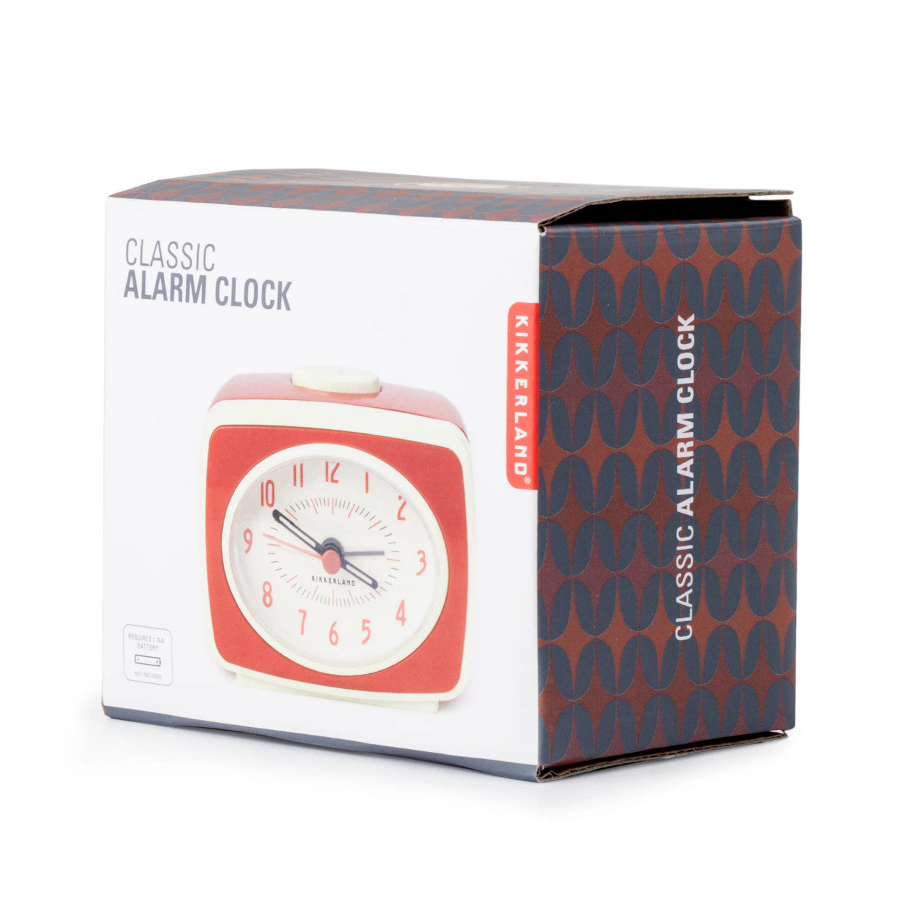 Kikkerland Classic Red Alarm Clock