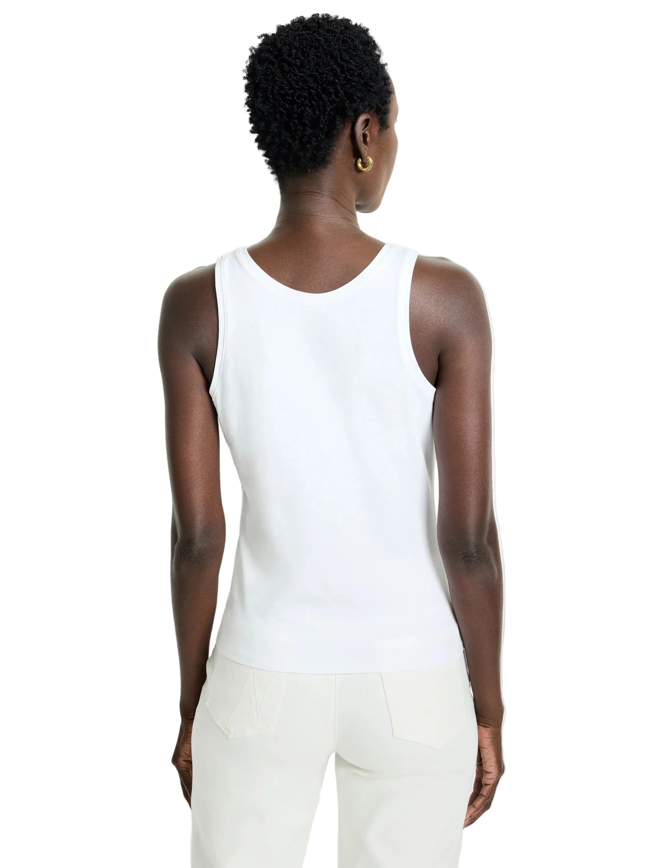 Nic & Zoe High Neck Perfect Tank (ALL1070)(Two Colors)