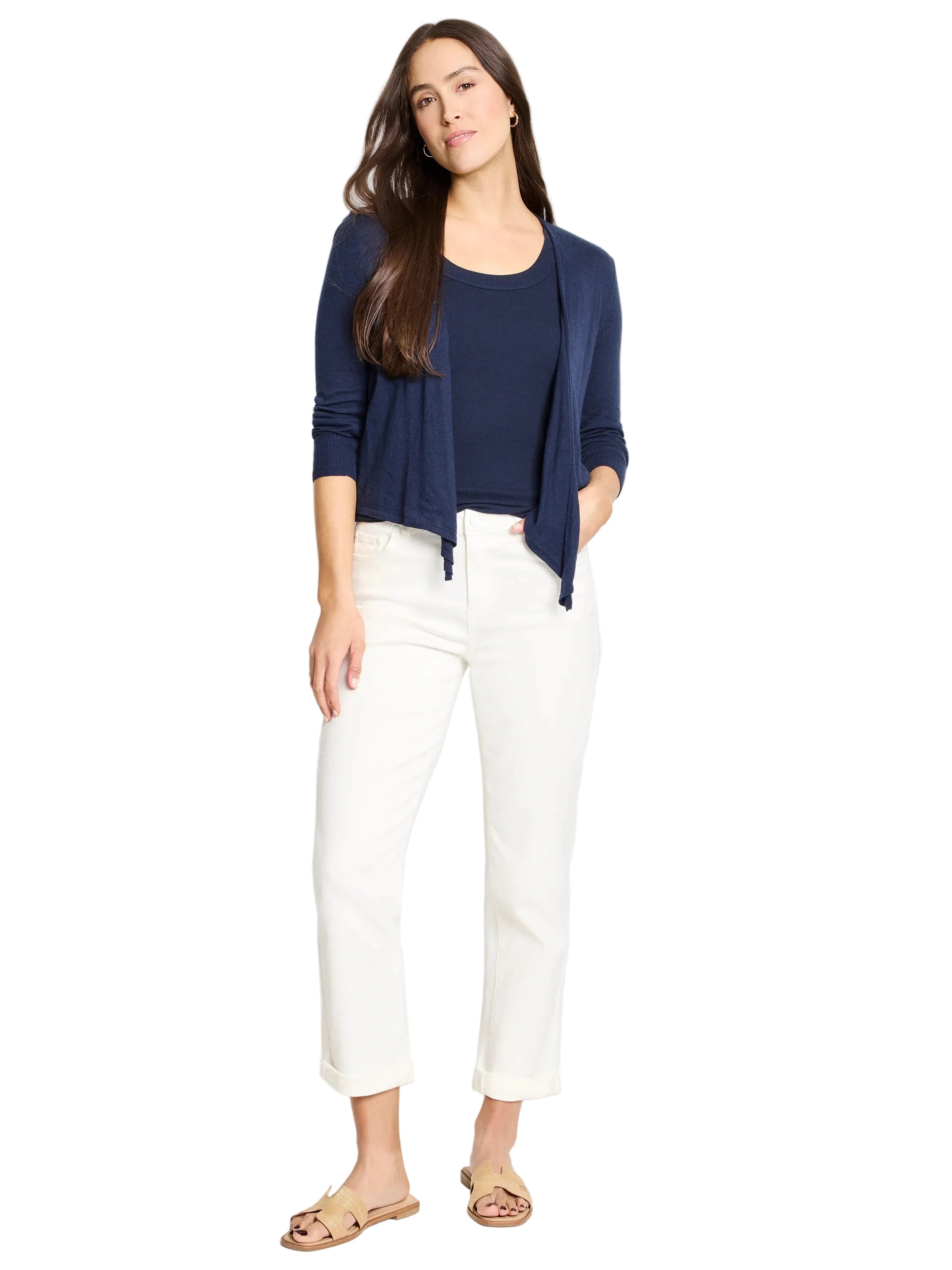 Nic & Zoe All Year 4-Way Cardigan (Dark Indigo )(All1169)