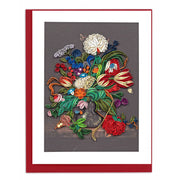 Quilling Card Vase Of Flowers Artist Series De Heem (AS0021)