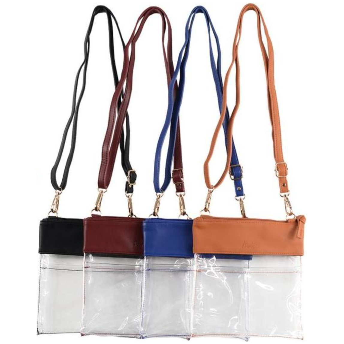 Desden Clear Crossbody Game Day Bag (Multiple Colors)