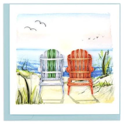 Quilling Card Beach Adirondack Chairs (BL1272)