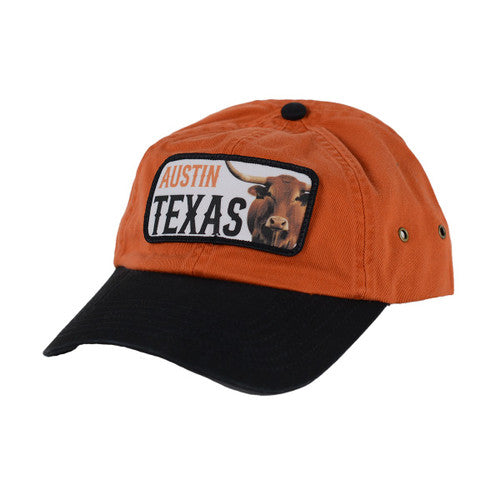Austin Texas & Steer Patch Cap