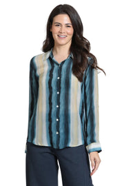 APNY Button Front Tab Sleeve Shirt (B-52p/D-074D/NC)