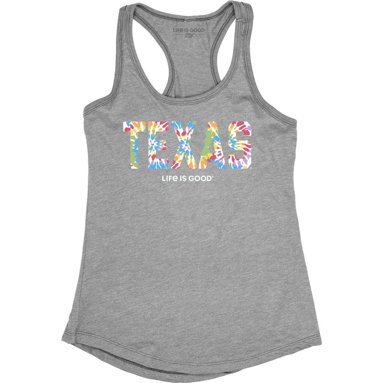 Life is Good TEXAS In Tie Dye Tank (B3323PLB)