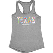 Life is Good TEXAS In Tie Dye Tank (B3323PLB)