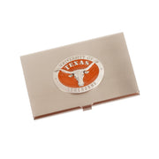 Texas Longhorn Business Card Case (BCA10122EO) SLV/BOENAMEL