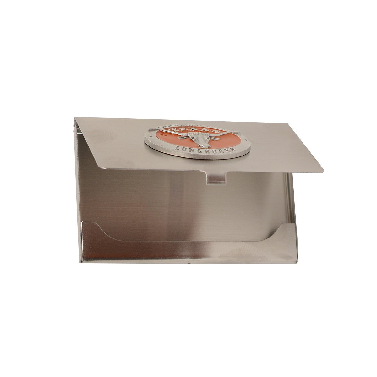 Texas Longhorn Business Card Case (BCA10122EO) SLV/BOENAMEL