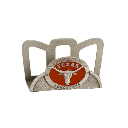 Texas Longhorn Business Card Holder (BH10122EO) SLV/BOENAMEL