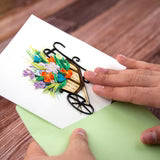 Quilling Card Wheelbarrow Garden (BL1277)